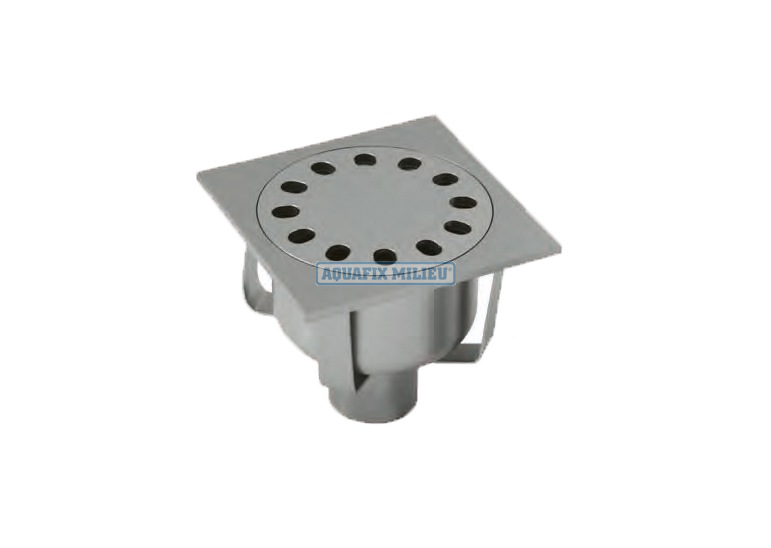 P024 vloerput RVS floordrain