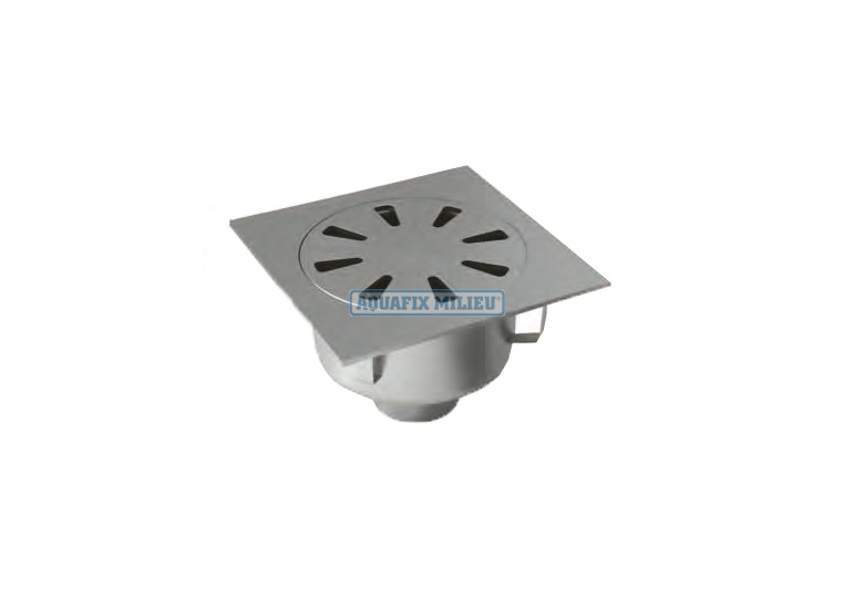 P026 vloerput RVS floordrain