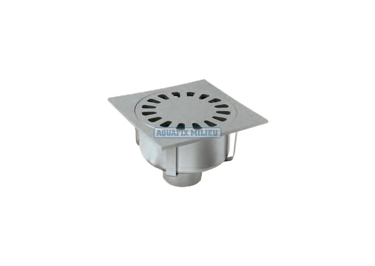 P030 vloerput RVS floordrain